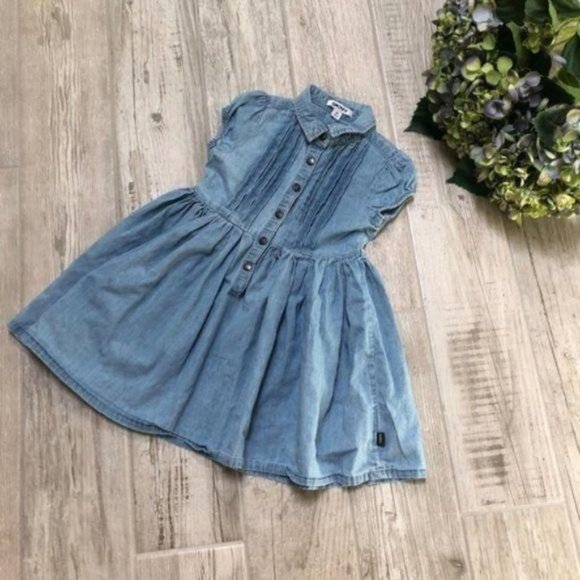 Dkny Other - DKNY Blue Denim Chambray Girls Dress